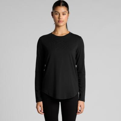 Wo's Maple Curve L/S Tee Thumbnail
