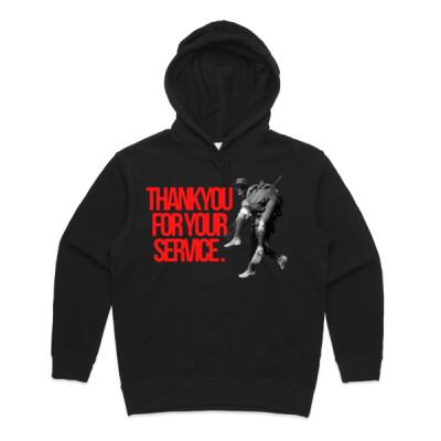 Thank you for your service Ladies style Premium Hoody Thumbnail