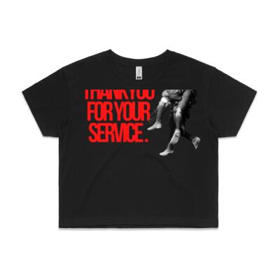 Thank you for your service Ladies style Premium Hoody Thumbnail